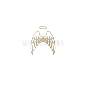 Wooden openwork wings