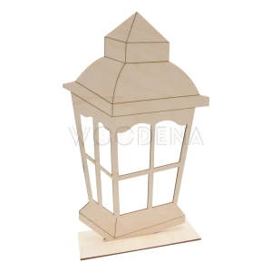 Lampion latarnia z drewna