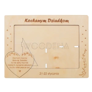 Wooden frame for Grandparent's Day - 3