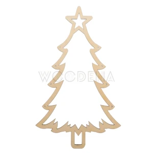 Wooden advent calendar - large Christmas tree