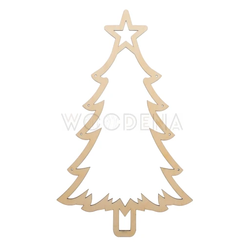 Wooden advent calendar - large Christmas tree