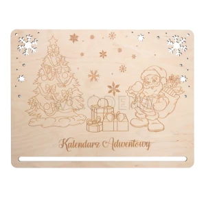 Wooden Advent calendar for children