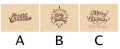 - Ozdoba świąteczna z napisem Merry Christmas i gałązką ostrokrzewu.
- Eko opakowanie prezentowe z napisem Merry Christmas i wiszącymi bombkami.
- Grawer na opakowanie z napisem Merry Christmas & Happy New Year.