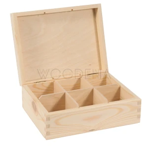 Large Tea Organizer - 6 Compartments