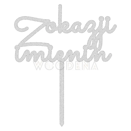 Topper "Z okazji imienin" (Minimal)