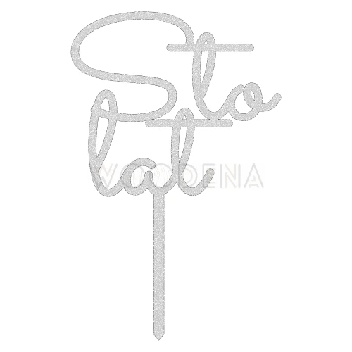 Topper "Sto lat" (Minimal)