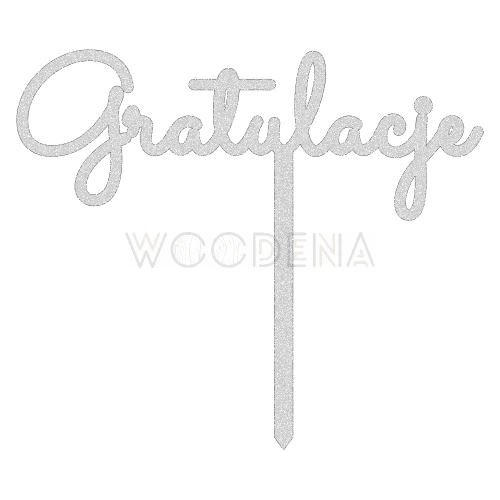Topper "Gratulacje" (Minimal)