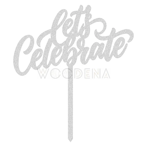 Topper "Let's celebrate"