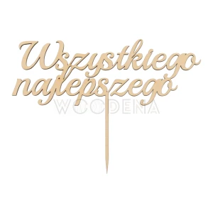 Topper "Wszystkiego najlepszego"