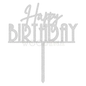 Topper "Happy BIRTHDAY" (Art Deco)