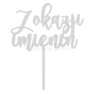 Topper "Z okazji imienin" (Boho)