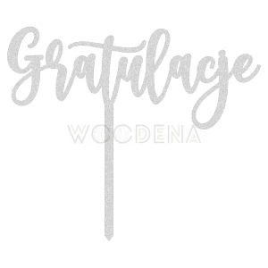Topper "Gratulacje" (Boho)