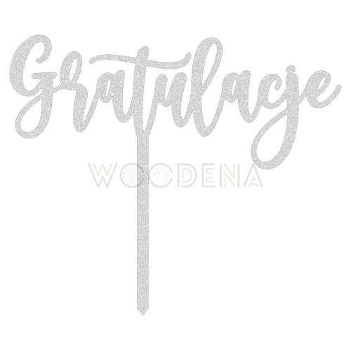 Topper "Gratulacje" (Boho)