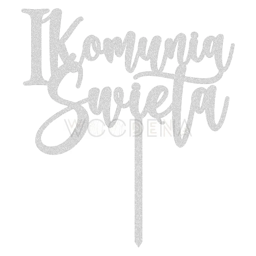 Topper "I Komunia Święta" (Boho)