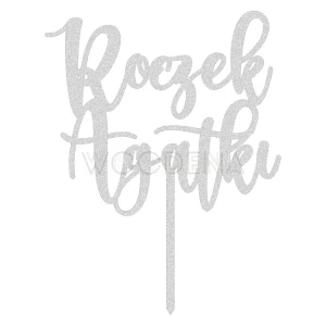 Topper na roczek z imieniem "Roczek + imie" (Boho)