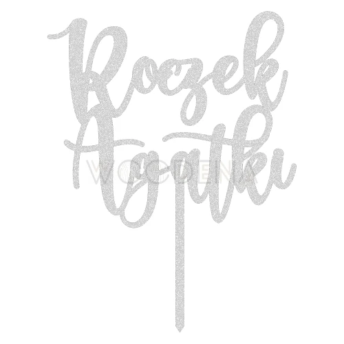 Topper na roczek z imieniem "Roczek + imie" (Boho)