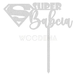Topper "SUPER Babcia" (Boho)