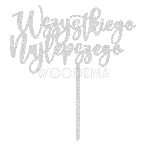 Topper "Wszystkiego Najlepszego" (Boho)