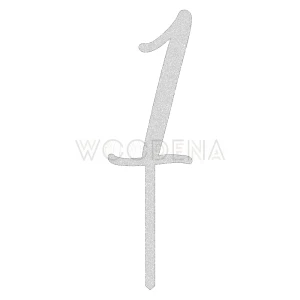 Topper liczba / cyfra "1"