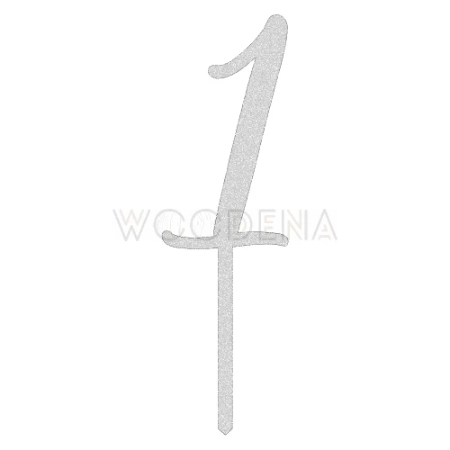 Topper liczba / cyfra "1"