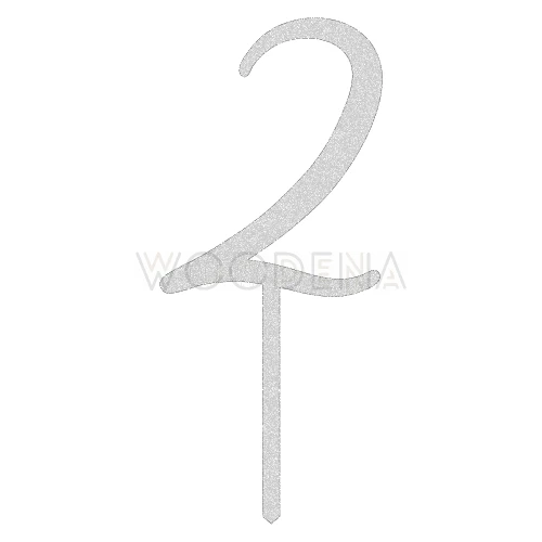 Topper liczba / cyfra  "2"