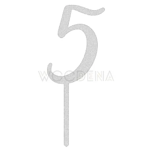 Topper liczba / cyfra "5"