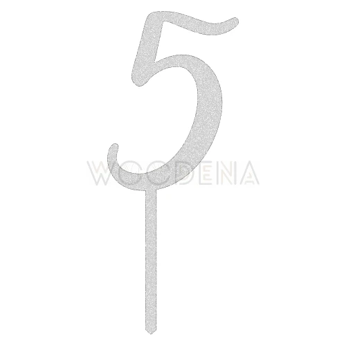 Topper liczba / cyfra "5"