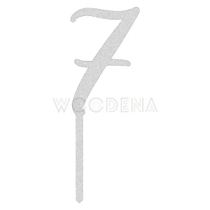 Topper liczba / cyfra "7"