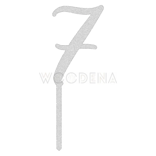 Topper liczba / cyfra "7"