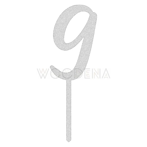 Topper liczba / cyfra "9"