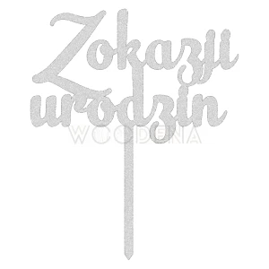 Topper "Z okazji urodzin" (Funky)