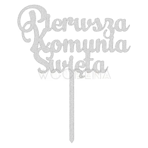 Topper "Pierwsza Komunia Święta" (Funky)