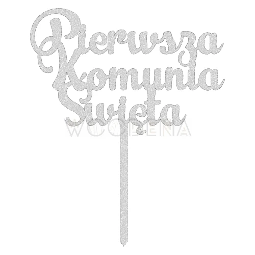 Topper "Pierwsza Komunia Święta" (Funky)