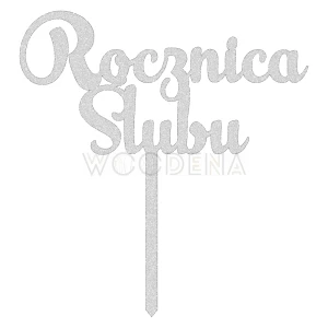 Topper "Rocznica Ślubu" (Funky)