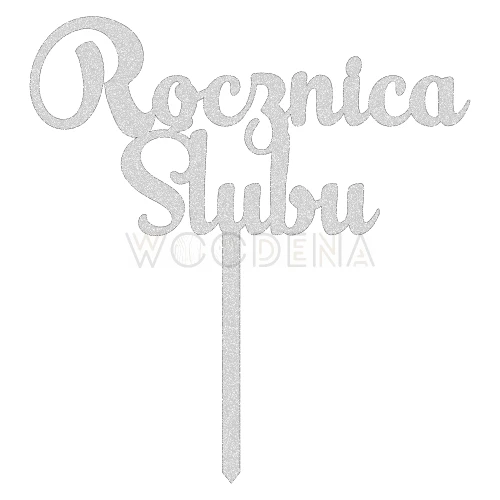 Topper "Rocznica Ślubu" (Funky)