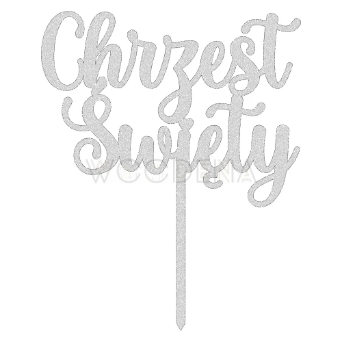 Topper "Chrzest Święty" (Glamour)
