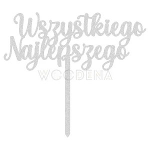 Topper "Wszystkiego Najlepszego" (Glamour)