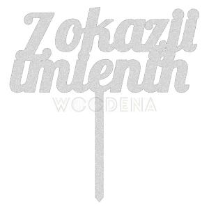 Topper "Z okazji imienin" (Modern)