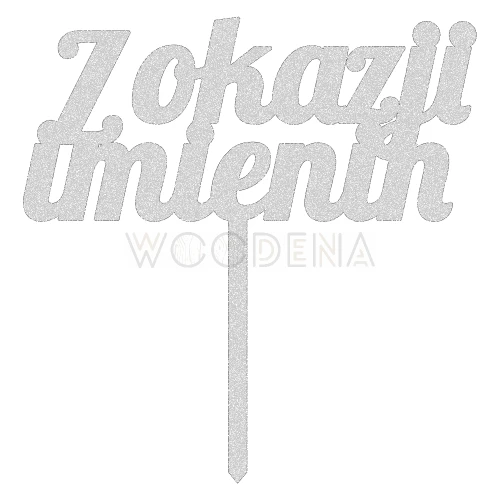 Topper "Z okazji imienin" (Modern)