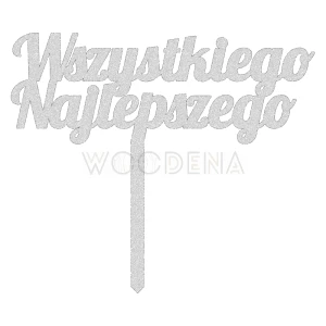 Topper "Wszystkiego Najlepszego" (Modern)