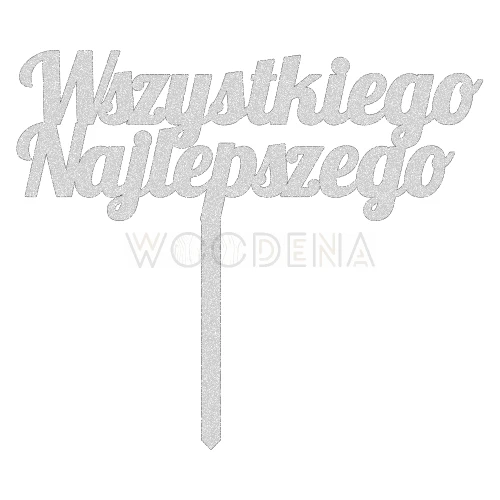 Topper "Wszystkiego Najlepszego" (Modern)