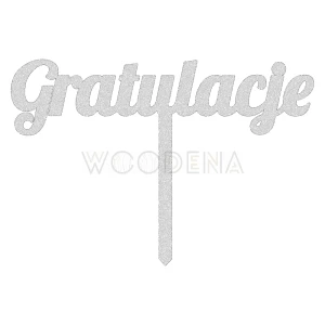 Topper "Gratulacje" (Modern)