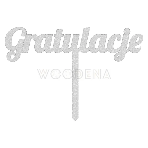 Topper "Gratulacje" (Modern)