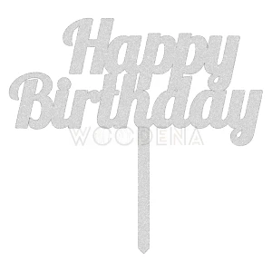 Topper "Happy Birthday" (Modern)