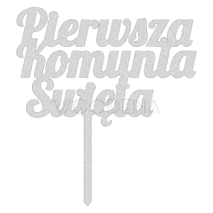 Topper "Pierwsza Komunia Święta" (Modern)