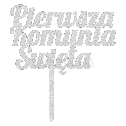 Topper "Pierwsza Komunia Święta" (Modern)