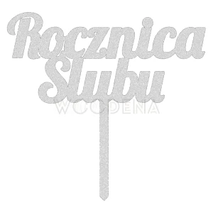 Topper "Rocznica Ślubu" (Modern)