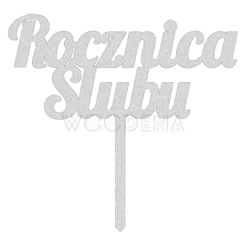 Topper "Rocznica Ślubu" (Modern)