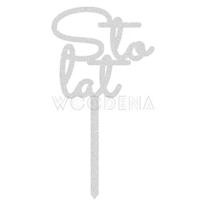 Topper piker "Sto lat" (Minimal)