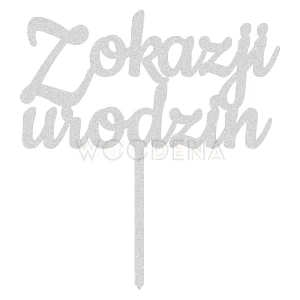 Topper "Z okazji urodzin" (Sweet)